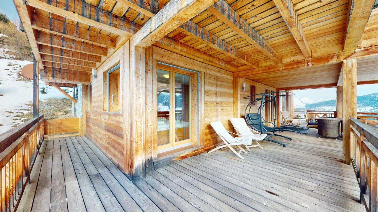 Etoiles Des Neiges Luxe & Jacuzzi Chalet 12 Pers By Alpvision Residences Hérémence Exteriör bild