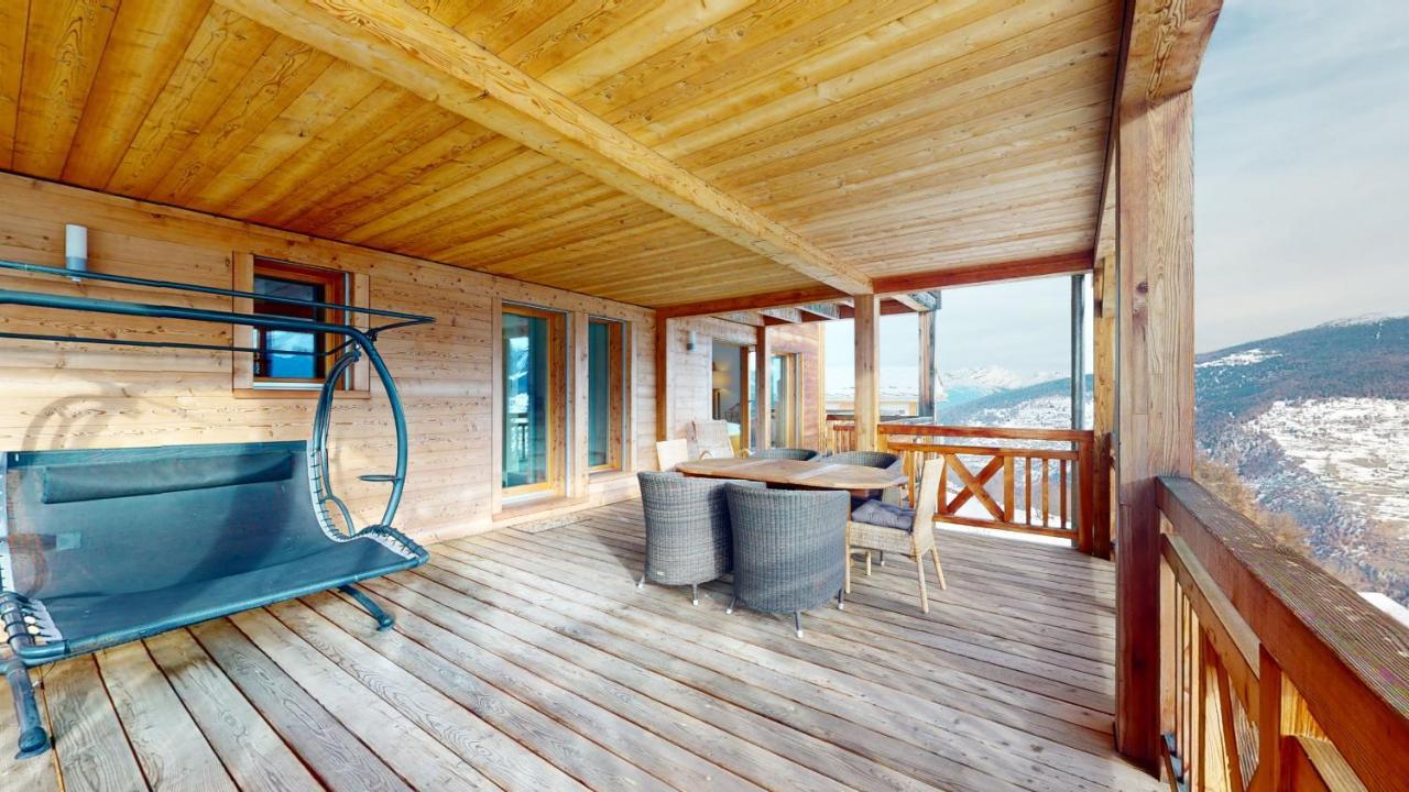 Etoiles Des Neiges Luxe & Jacuzzi Chalet 12 Pers By Alpvision Residences Hérémence Exteriör bild