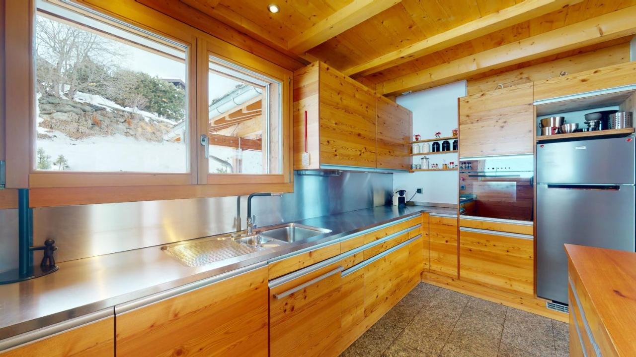 Etoiles Des Neiges Luxe & Jacuzzi Chalet 12 Pers By Alpvision Residences Hérémence Exteriör bild